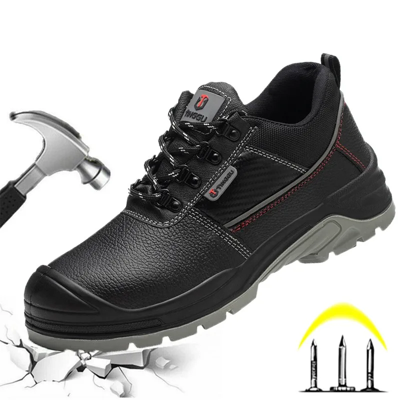 

CHNMR Lightweight Safety Shoes for Men Women Work Safety Boots Anti-smash Puncture Proof Construction Security Boots