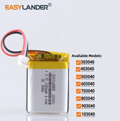 Easylander Литий-полимерный аккумулятор для видеорегистратора 1200 мАч