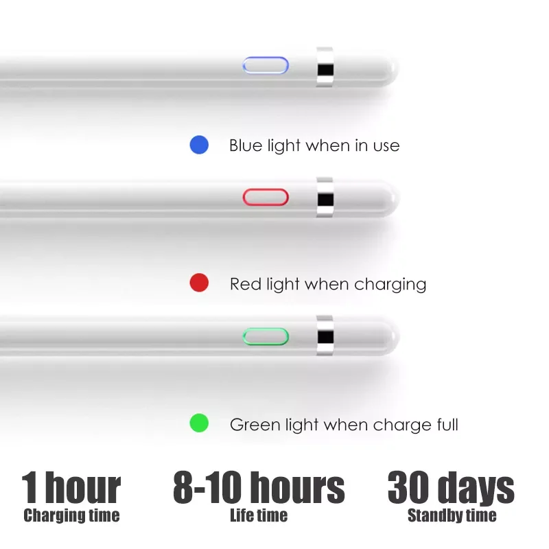 

Factory Direct Selling Stylus Pen Capacitive Touch Screen Pencil For Samsung iPad Tablet Phones iOS Pencil For Drawing