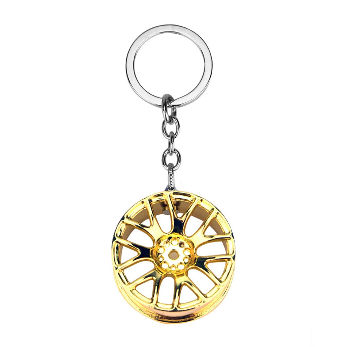 

Tire Key Chain Key Ring Wheel Rim Keychain Keyfob Car Accessories )