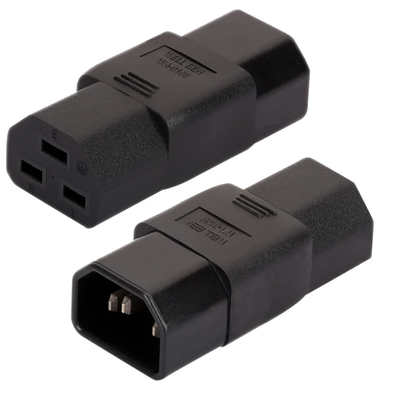 

10pcs IEC 320 C14 to C21 AC Power Adapter Plug Extension PDU UPS Connector Rated 10A 250V Electric Converter Socket