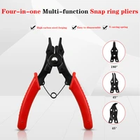 multitool 4 in 1 snap ring pliers with 4 multipurpose crimping tools inner ring remover fixing snap ring pliers