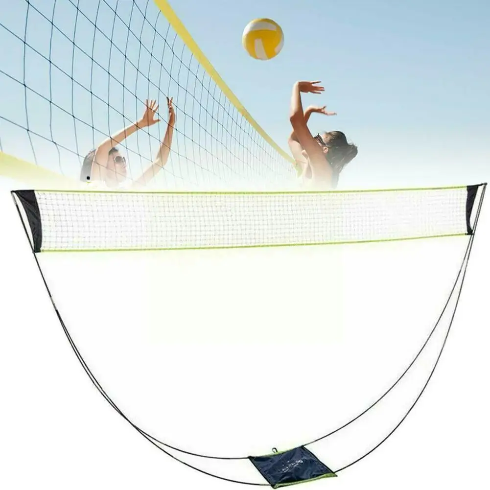 

Portable Badminton Net Frame Support Tennis Volleyball Square Tennis Training Shuttlecock Badminton Square Mesh Network V7a8