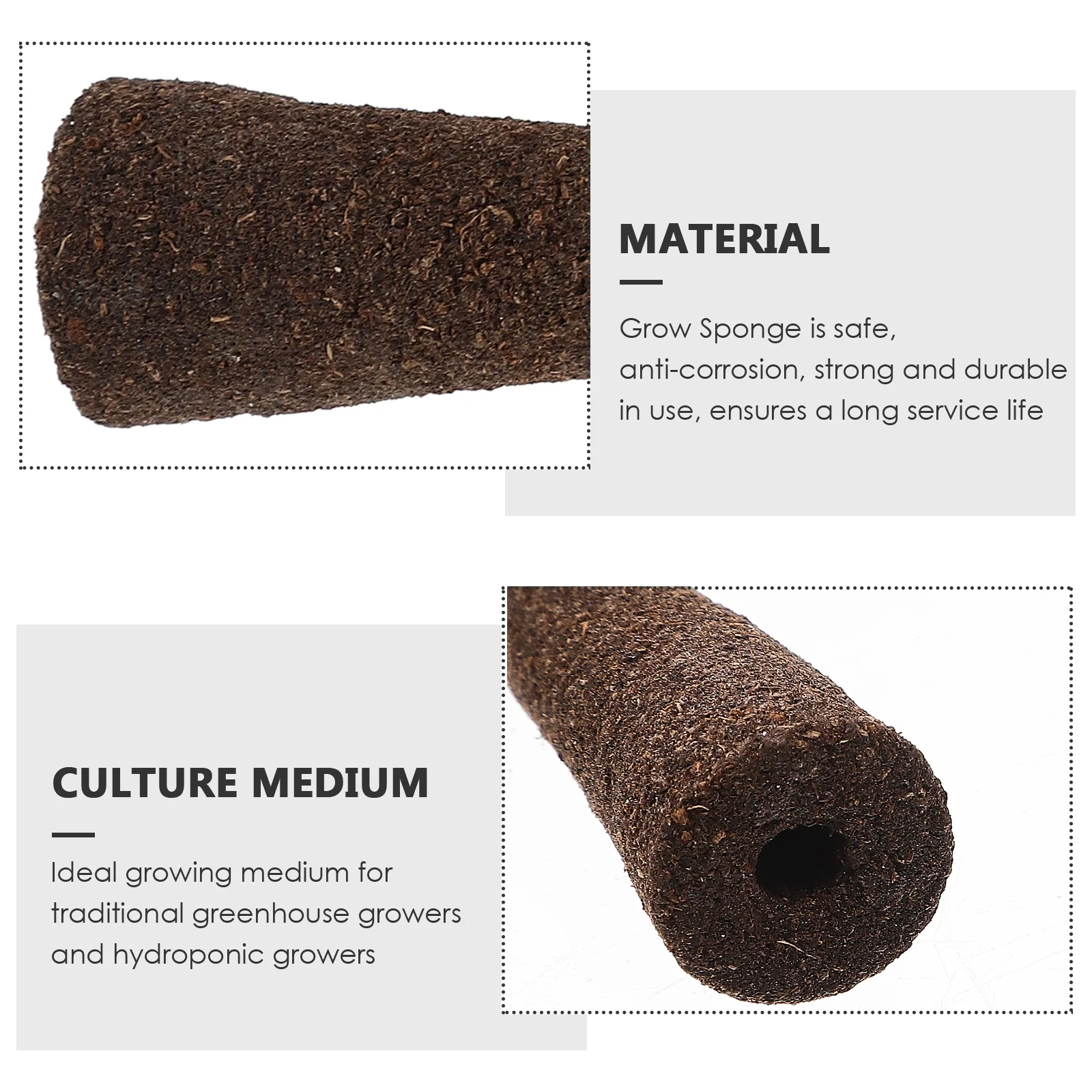 50 шт. губка для выращивания рассады овощей губки растений посадки пшеничной