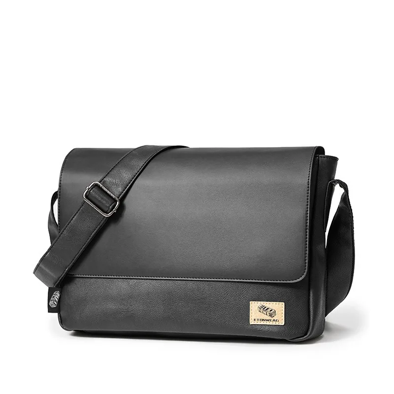 

Men Shoulder Bag Satchel Husband Crossbody PU Leather Vintage Business Messenger Bags for Man 2023 Large Male Designer Handbag