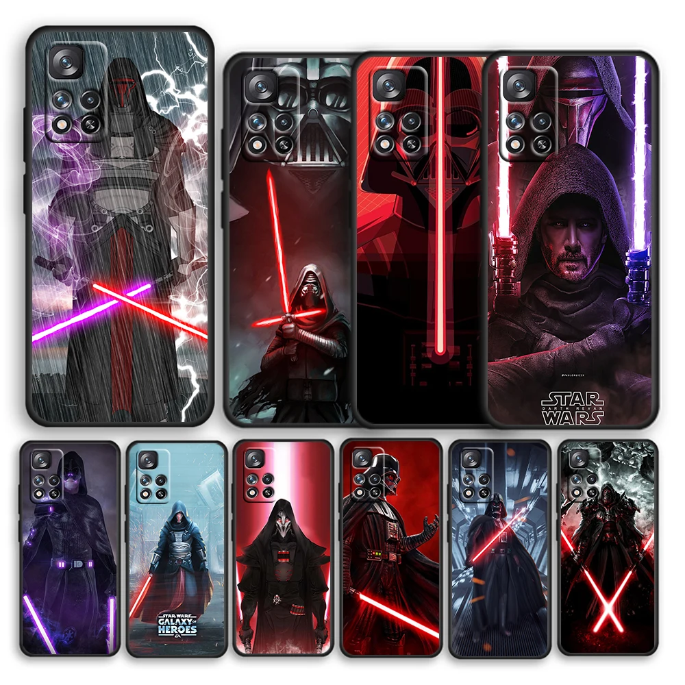 

Star Wars Lightsaber Hero Black Phone Case For Xiaomi Redmi Note 12 11E 11S 11 11T 10 10S 9 9T 9S 8T 8 Pro Plus 5G Cover Shell