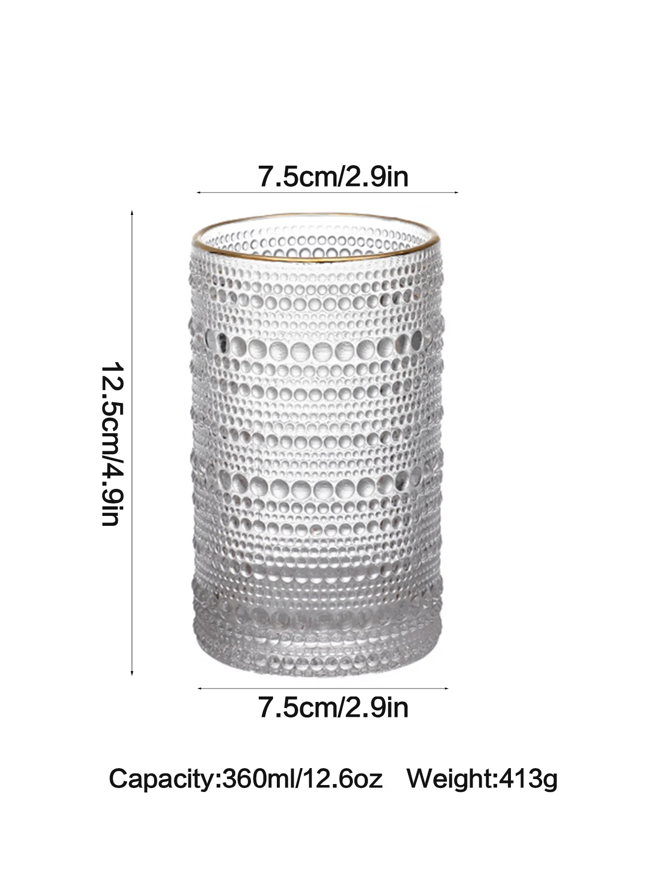 Стакан Для Виски В Винтажном Стиле KLP Ins Ветрозащитный Защитный С Высоким Шариком