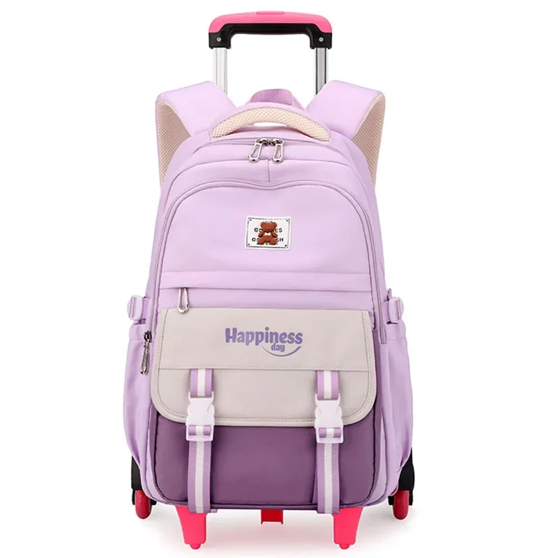 Новинка 2014 сумки на колесиках для школы школьные учащихся рюкзаки девочек