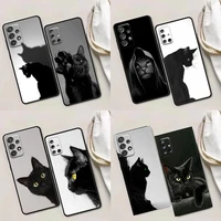 phone case for samsung a31 a32 a41 a42 a51 4g 5g a01 a02 a03s a11 a12 a13 a21s a22 funda coque cute cat good looking kitten eyes