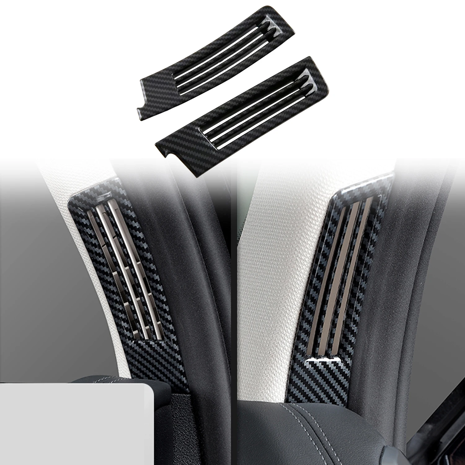 Автомобильные аксессуары для BMW X1 U11 2023 2024 / iX1 2022-2024 стекловолокно передняя