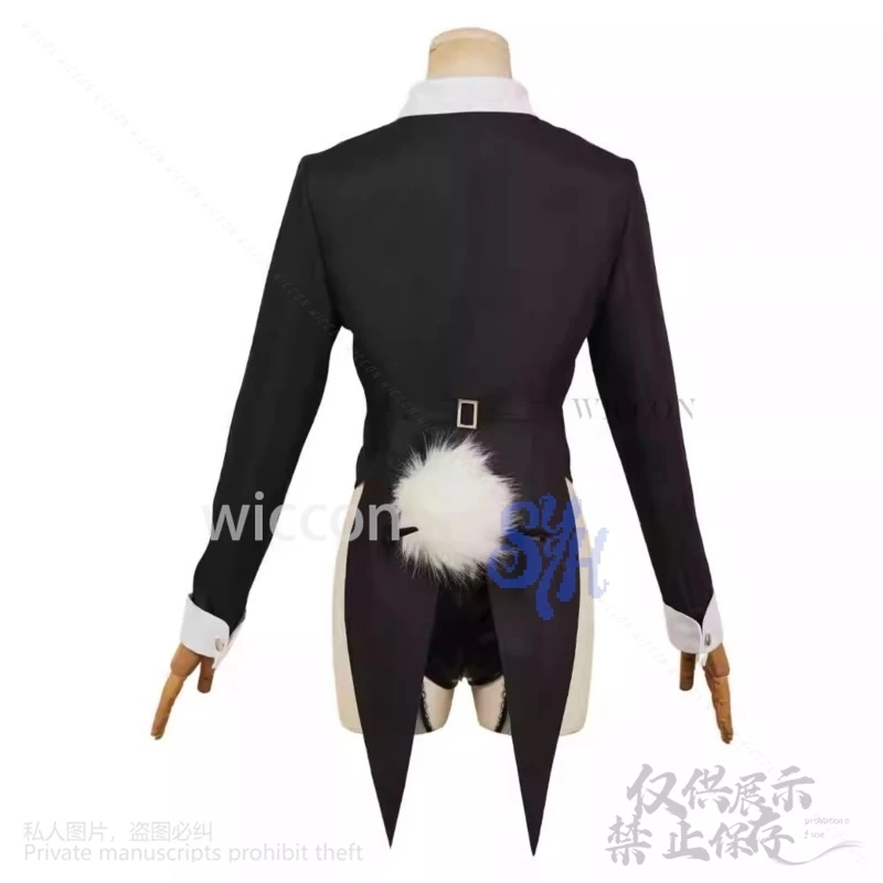 Фото Аниме My Dress Up Косплей Китагава Марин Костюм Сексуальный кролик Кроличий хвост Комбинезон из искусственной кожи Jirai Kei Girls Kawaii Повязка на голову Хэллоуин №4