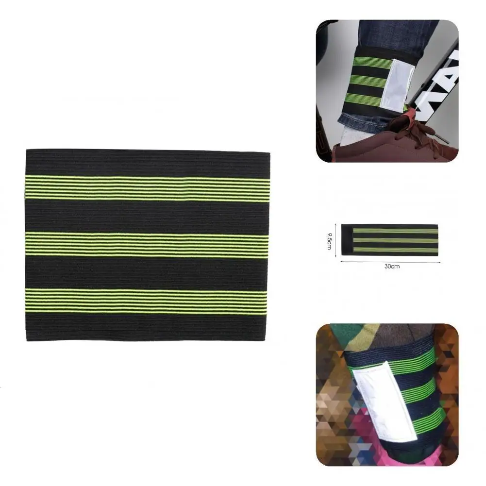 

Bicycle Band Stripe Lightweight Keep Safe Practical Bike Pants Band Trousers Leg Band for Men
