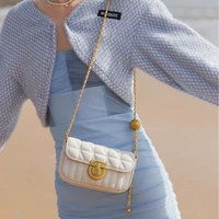 xiuya pink luxury shoulder bag 2022 summer trendyol ins bolso mujer casual all match fashion pu leather chain korean bag