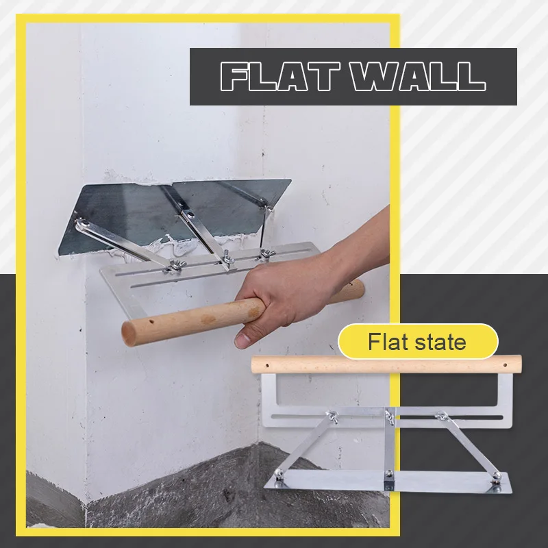 

Radius Adjustable Trowel Drywall Smoothing Spatula for Wall Tools plasterer tool Stainless Steel Wall Plastering Tools Concrete