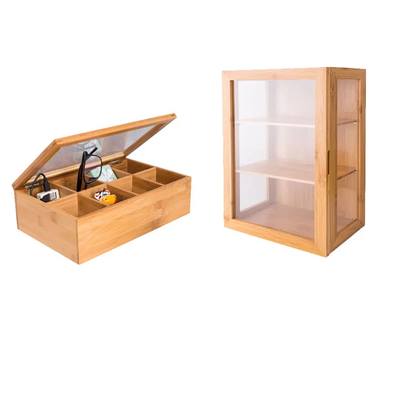 

Display Storage Box Desktop Cosmetics Retro Jewelry Cabinet Perfume Hand-Made Toys Dustproof Display Stand