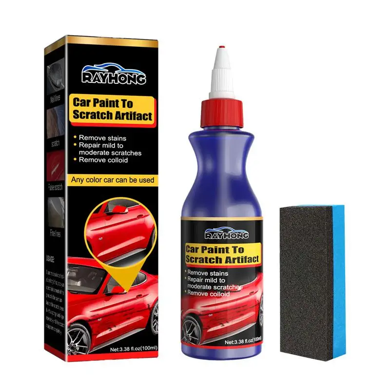 

Car Scratch Remover Car Paint Restorer And Decontamination Clean Car Detailing Supplies For Removing Mild Paint Scrapes Scuffs