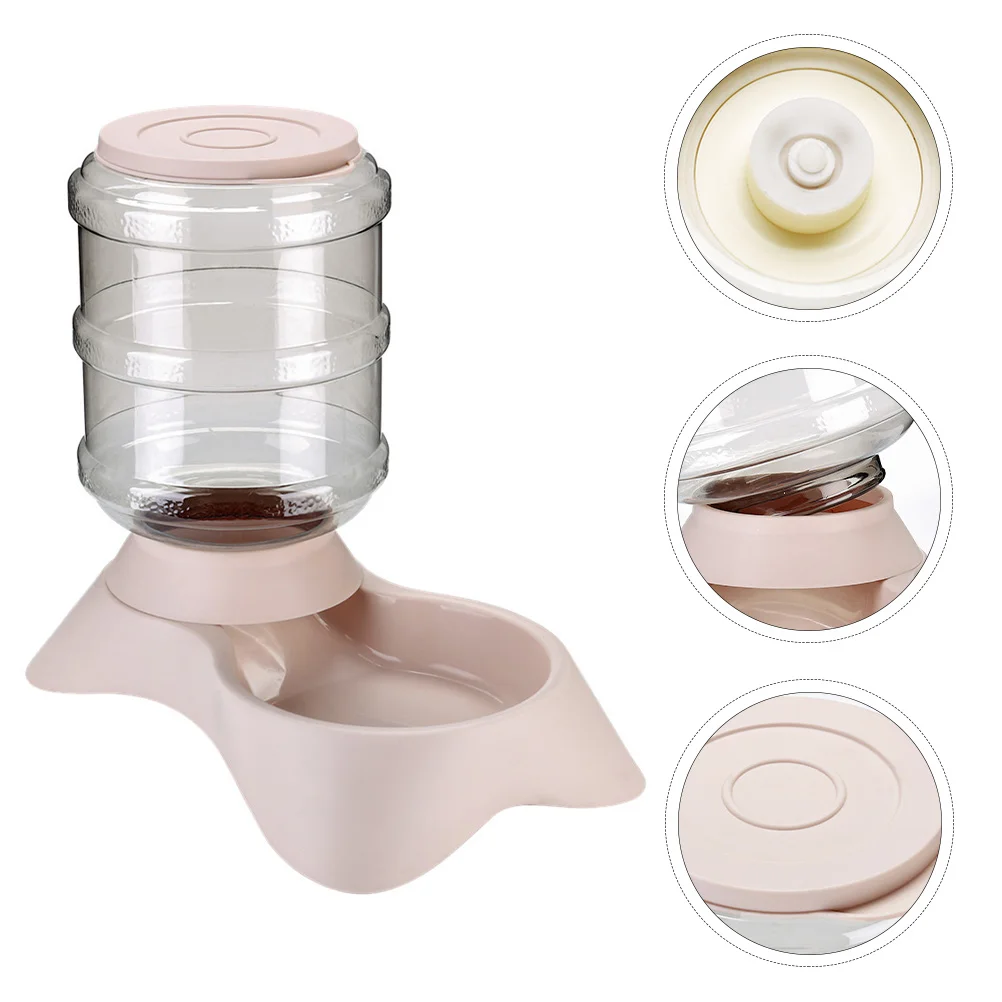 

Cat Feeder Creative Automatic Dispenser Holder Puppy Bowl