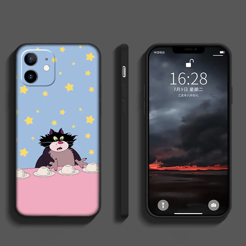 Чехол SK67 Disneys Lucifer Cat для Samsung Galaxy A41 A42 A71 A72 A73 J2 J4 J5 J6 J7 J8 A6 A7 A8 A9