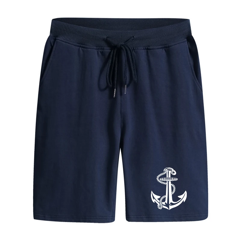

2022 Hot Sale Men's Summer Quickdry Shorts High Quality Male Daily Casual Sports Short Pants Boat Anchor Bermuda Shorts for Men