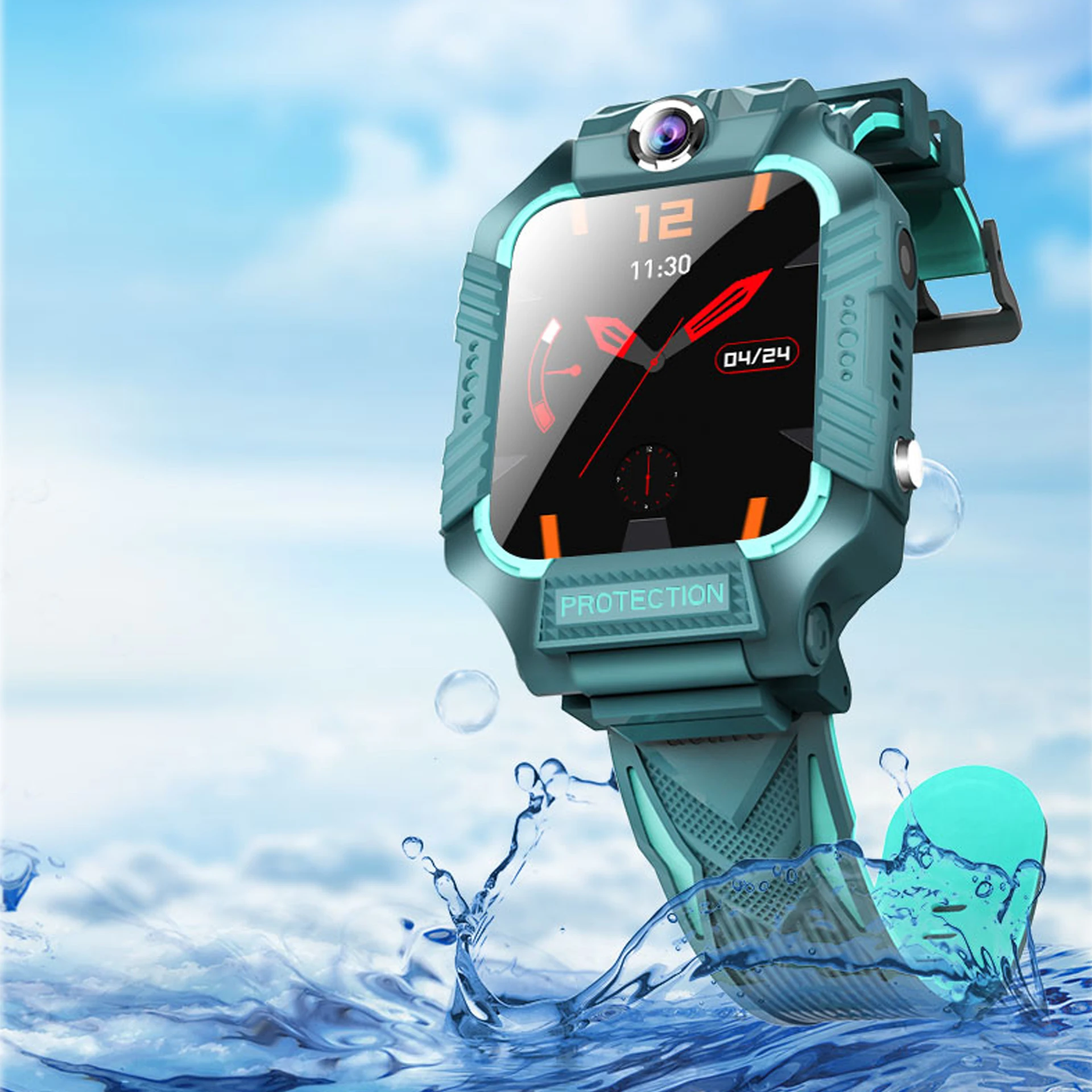 Смарт-часы Icreative Z8 детские водонепроницаемые 2G с SIM-картой возможностью поворота