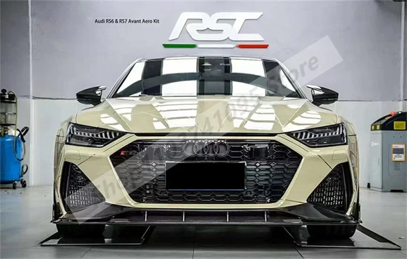 Передний бампер из настоящего углеродного волокна спойлер задний диффузор