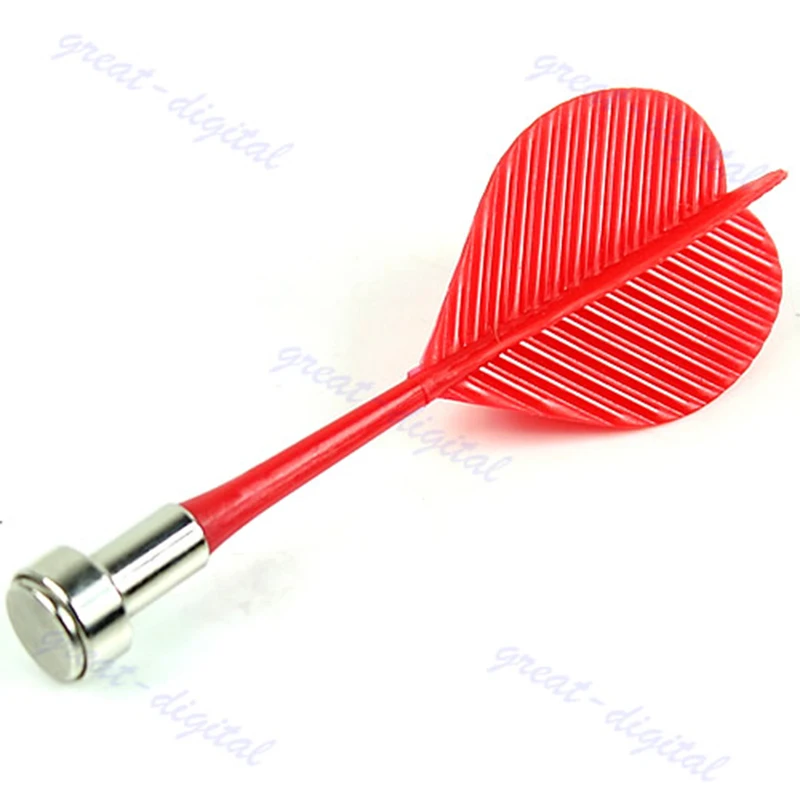 

Новинка 2023 года, новая игра с мишенью «яблочко», пластиковые магнитные дротики с плоскими наконечниками, двухсторонний дротик