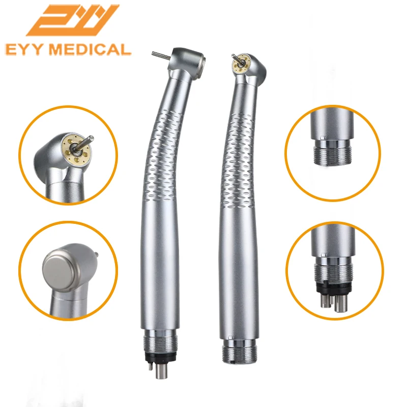 

Dental Turbine 5 LEDs Shadowless 5 Water Spray High Speed Handpiece Air Turbine with Light 2 4 Hole Push Button Dentistry Tool