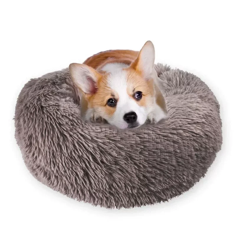

Dog Bed Long Plush Soft Pet Dog Cat Bed Winter Warm Sleeping Bed Cushion Portable Small Large Dog Cat Mat Pet Supplies