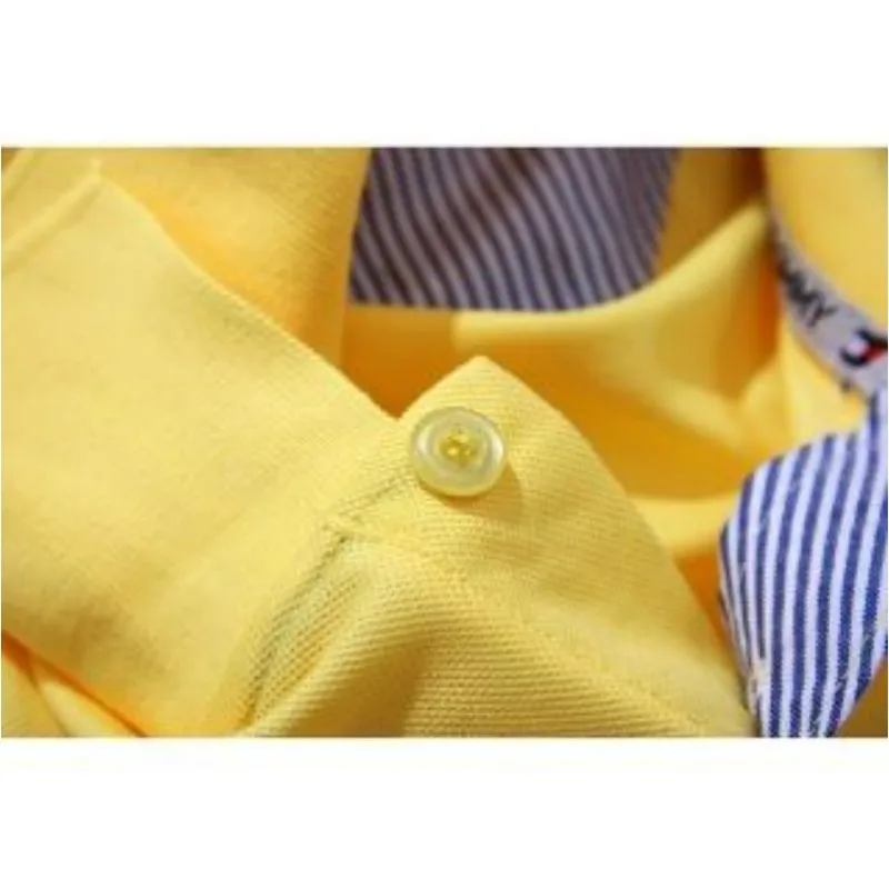 men sport casual fashion T-shirt cotton polo shirts lapel tommies male short sleeve design Tee tops S-3XL