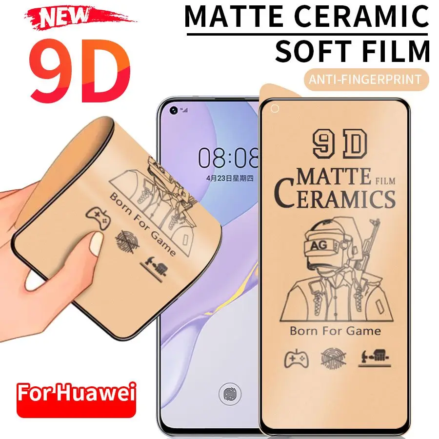 Керамическое матовое закаленное стекло для Huawei P40 P20 P30 Lite Mate 30 20 Honor 10 8A Y9S Y7A Pro Nova 5T