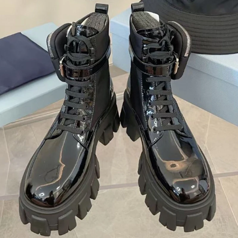 Женские ботильоны без застежек ПВХ круглый носок модельная обувь карамельные