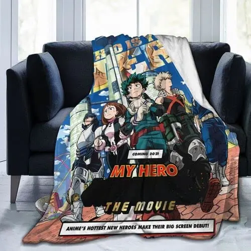 

3D Printing New Year Blanket Heat Preservation Soft PlushThrow Quilt for Couch Sofa Bedding Living Room Anime
