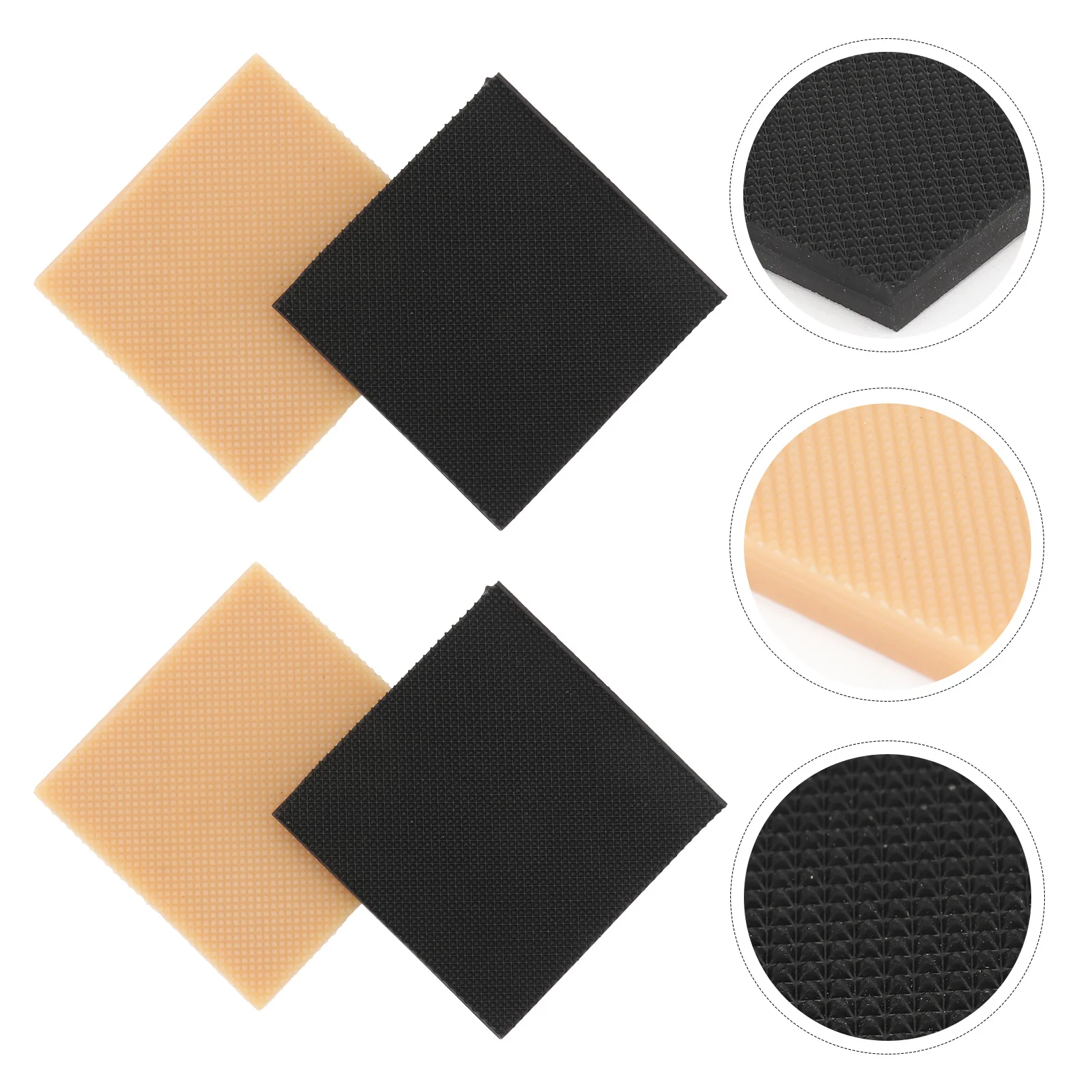 

Heelanti High Shoe Pads Sole Pad Non Tips Shoes Grips Stickers Skid Cushions Tread Replacements Repairing Women Rubber
