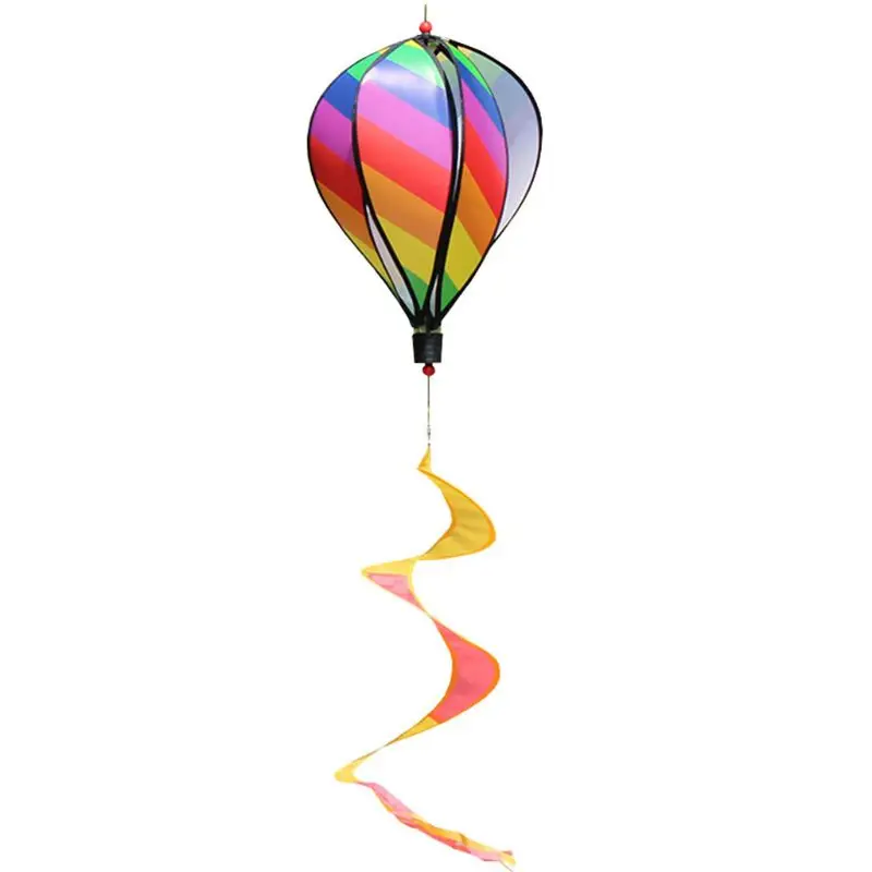 

Hot Air Balloon Toy Windmill Spinner Garden Lawn Yard Ornament Outdoor Party Fav N1HB