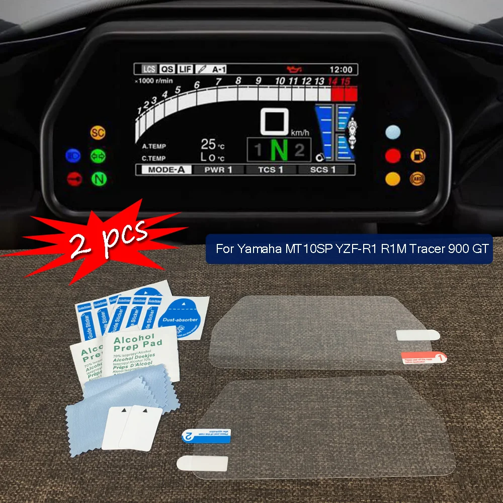 

Для Yamaha 900 трассировщик GT MT10 MT 10 SP R1 R1M крышка приборной панели защита экрана пленка для царапин инструмент 2022 2021 2020 2019 2018