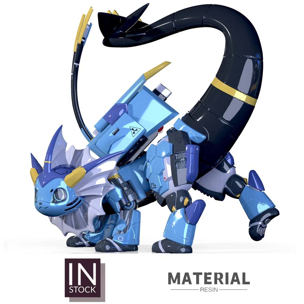 Фото В наличии: Масштабная модель из смолы 1/10 [MocKing] - Vaporeon Mechanization [Split RE-MENT] №2