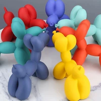 home decoration color cute balloon dog decoration living room tv cabinet desk indoor creative decoration resin statue crafts ins