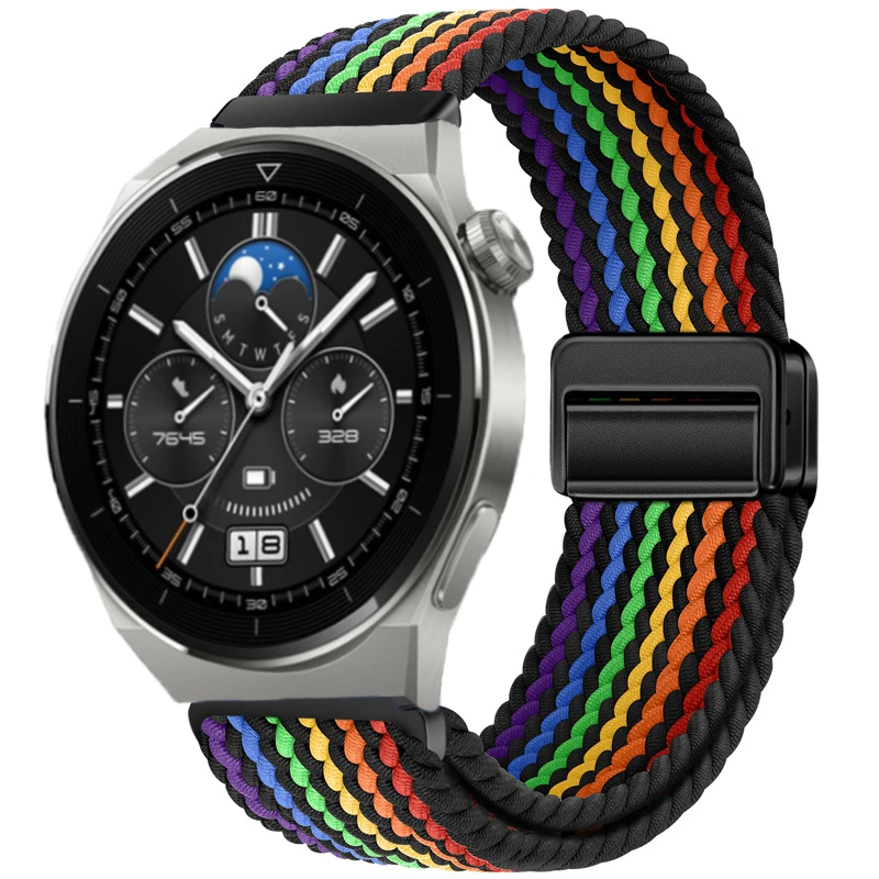 Силиконовый ремешок для Huawei Watch GT3 Pro GT2 GT4 Samsung Galaxy 6