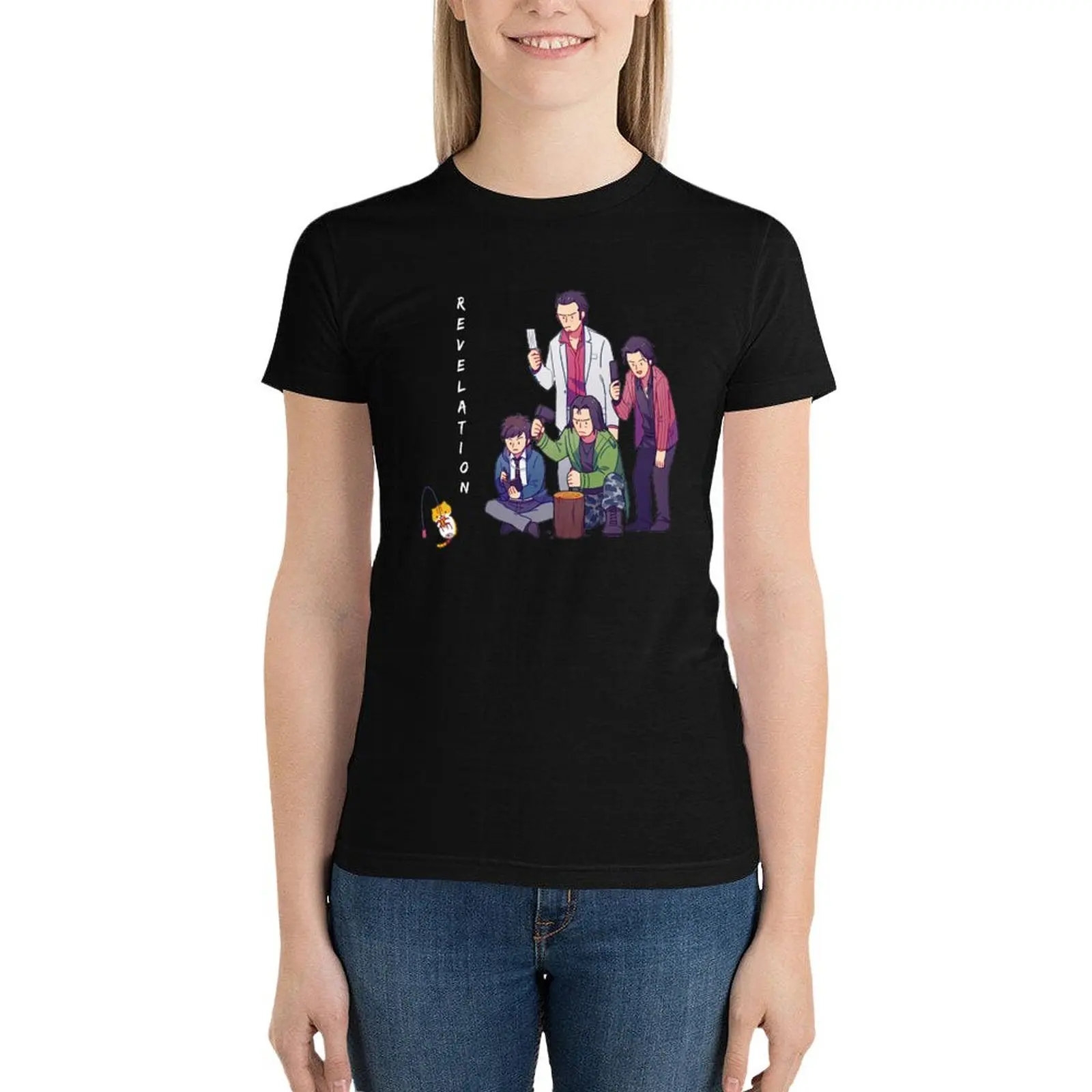 Футболка yakхиты 4 с раскрытием летние топы футболка животным принтом для девочек