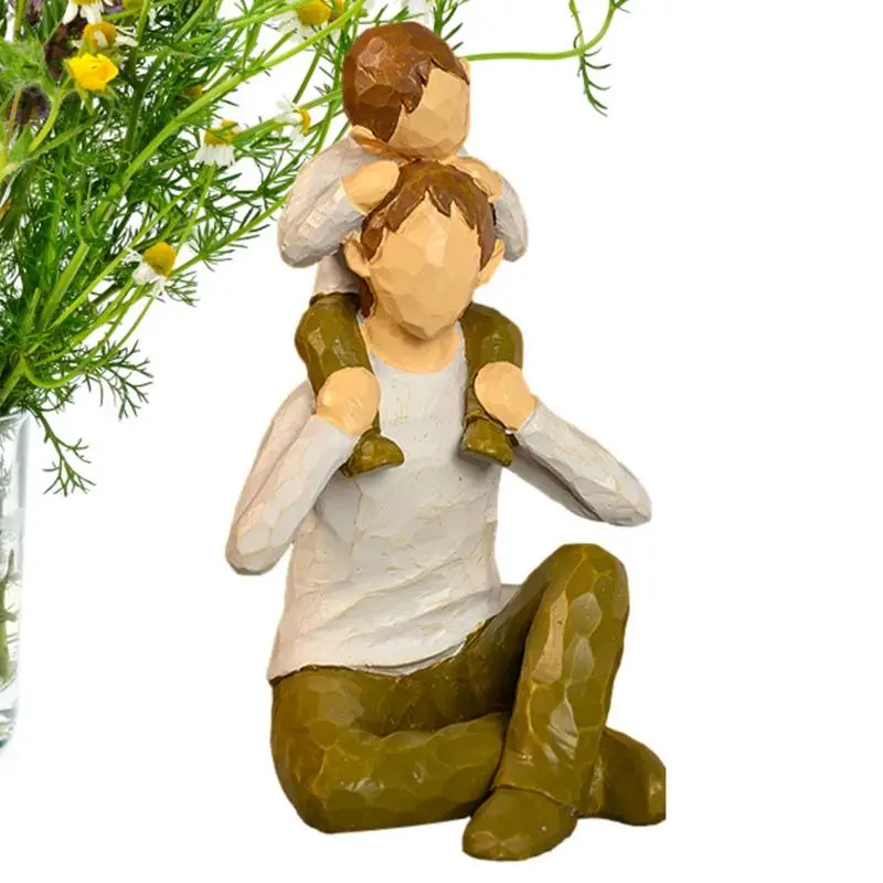 

Family Figurines Resin Statue Sculpted Painted Figure Resin Statue Holy Ornaments Sculpture For Home Room Desktop Decoration