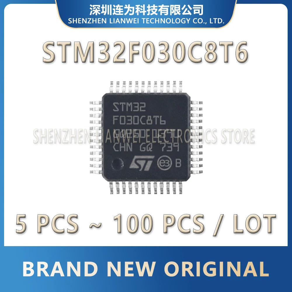 

STM32F030C8T6 STM32F030C8 STM32F030 STM32F STM32 STM IC MCU Chip LQFP-48