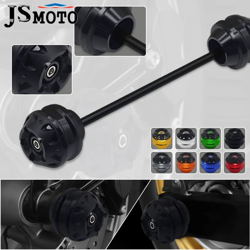

Motorcycle CNC Front Axle Fork Wheel Cap Crash Sliders Falling Protector Kit For BMW C650GT C 650GT C600 C650 Sport 2012-2015