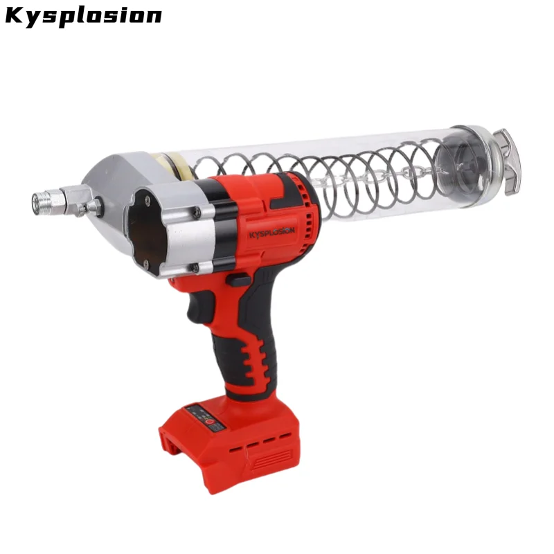 Фото KYS для Milwaukee M18 Бесщеточный электрический смазочный пистолет Беспроводной полностью автоматический экскаватор высокого давления Специальные инструменты для смазочного пистолета №2