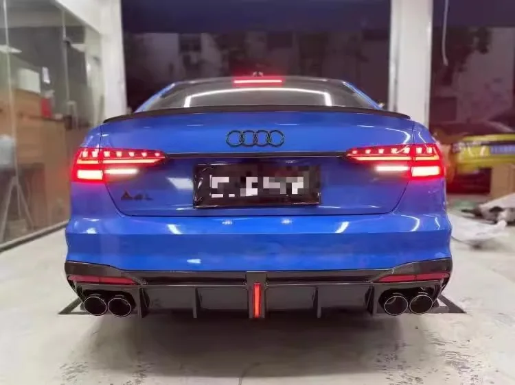 Высококачественный бампер из углеродного волокна для Audi A4 S4 2020-2023 задний