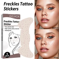 fake freckles tattoo stickers waterproof sweatproof disposable lifelike face freckles patch party shooting makeup tattoo sticker