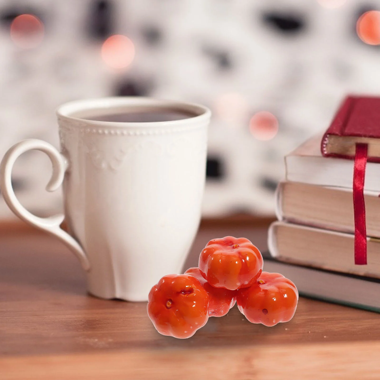 

100 PCS Pumpkin Decoration Adornments Accessories Simulated Foam Realistic Halloween Supplies