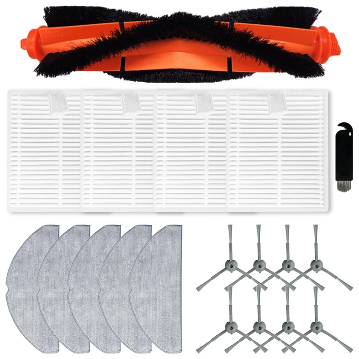 Для Lubluelu L20 робот-пылесос сменная основная боковая щетка HEPA-фильтр подушечки для