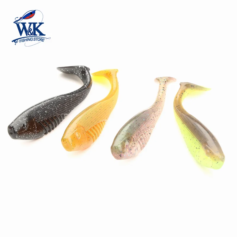 

Zander Fishing Lures 4" 5" Swimbait with Big Paddle Tail Bass Bait Soft Lure Shad Boat Fishing Tips