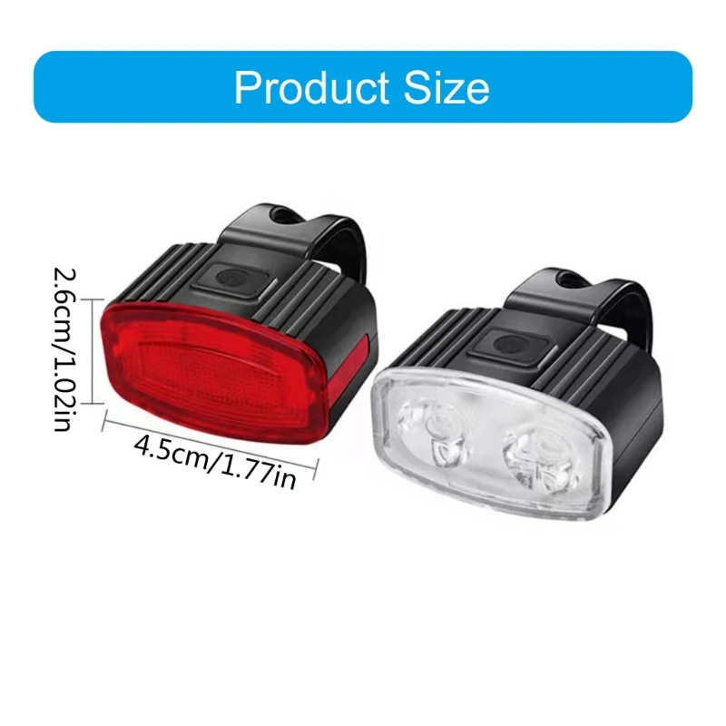 Водонепроницаемые передние и задние фонари Bikie светодиодные велосипедные