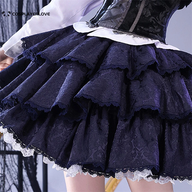 Love Chunibyo и другие бреда! Rikka Takanashi Косплей Костюм Хэллоуин Рождественский наряд